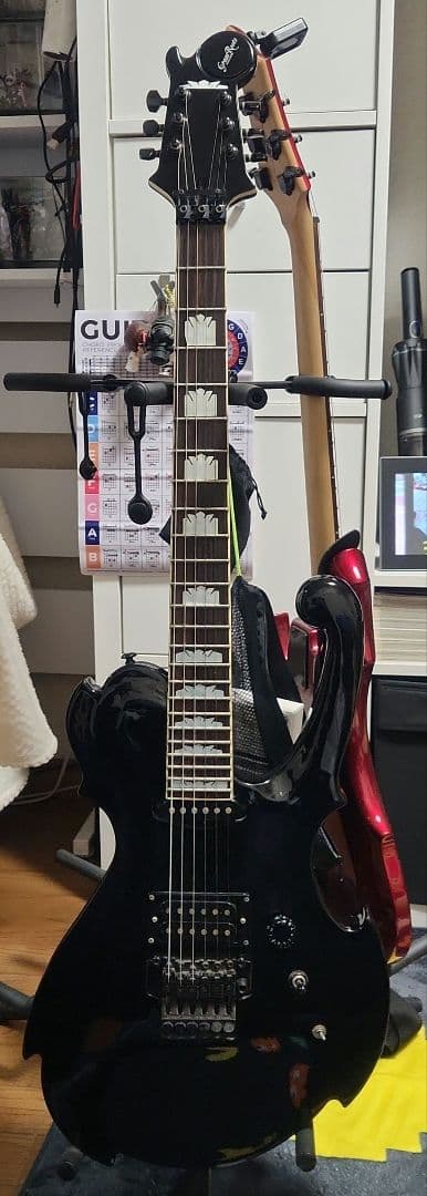 Grass Roots by ESP エレキギター ブラック ESP 《※数量限定 店頭展示品限り。》 Grass Roots G-SN-CTM/P See Thru