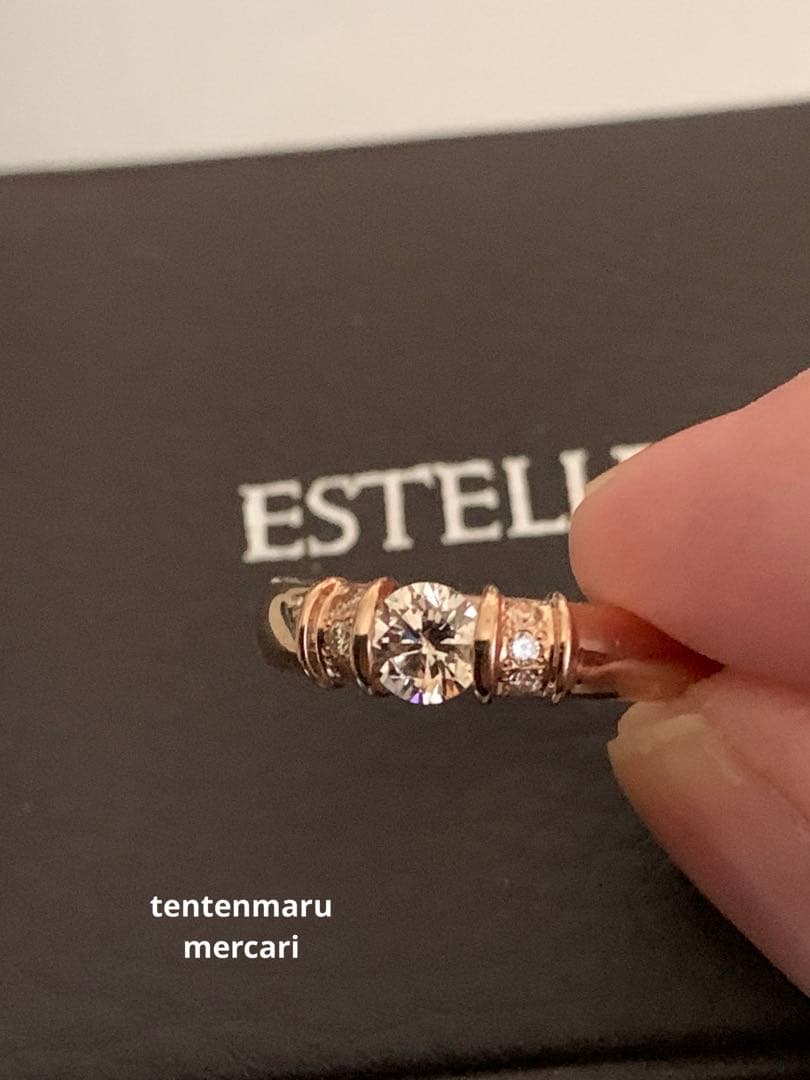 ☆*☆様 ESTELLE ☆ K18 0.46ct ダイヤモンドリング ☆美品☆