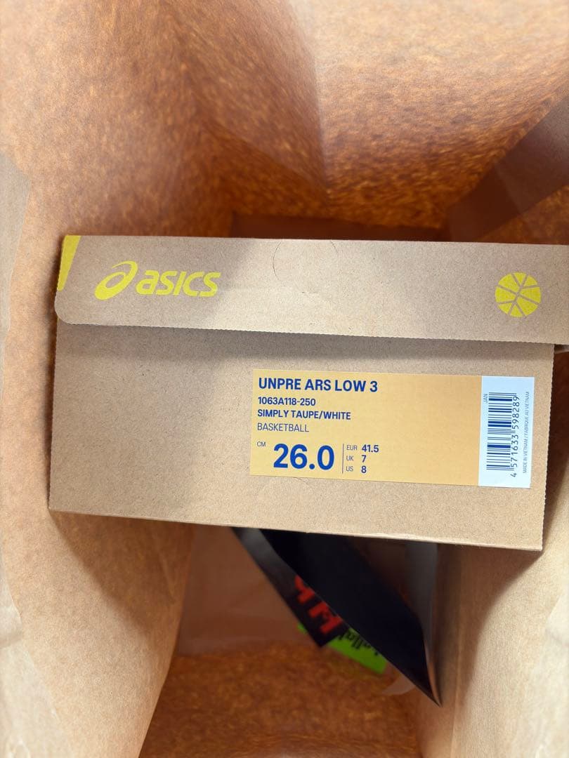 ballaholic × ASICS UNPRE ARS LOW 3 White - メルカリ