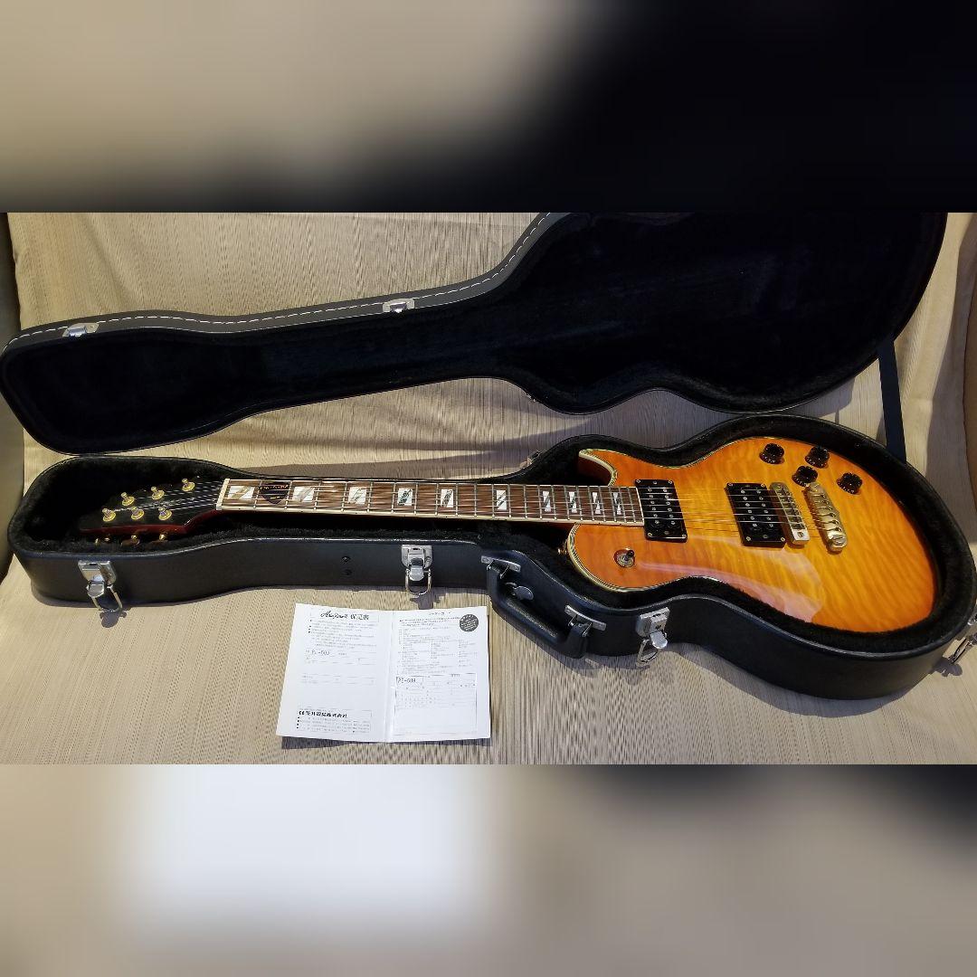 中古良品】エレキギター PE-509 ハードケース付 - メルカリ