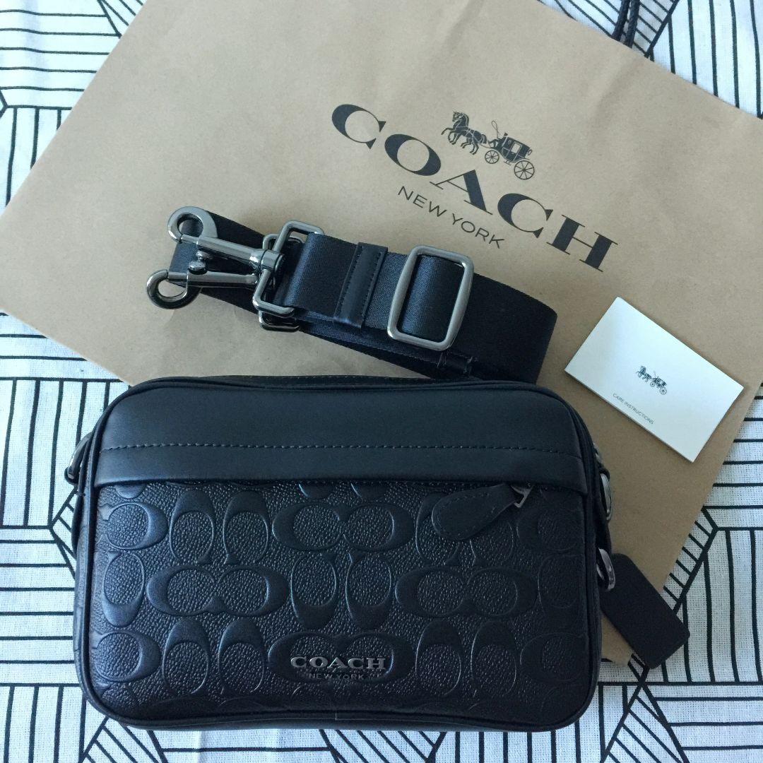 COACHコーチバッグ F50713 ブラック ショルダーバッグメンズバッグ COACH（コーチ） 国内発送 バッグ メンズ ショルダーバッグ