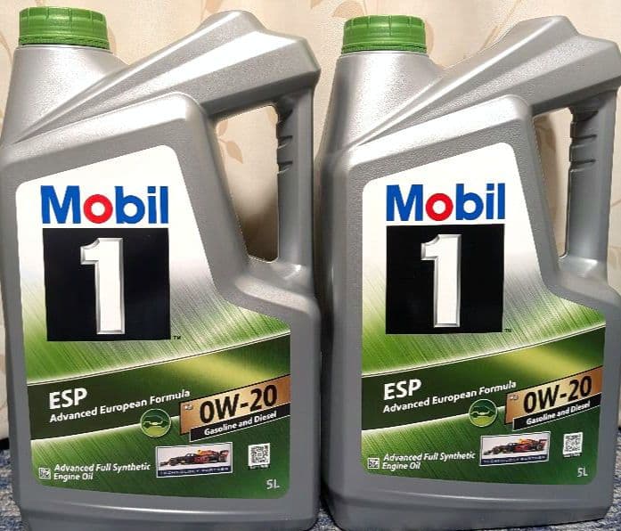 Mobil 1 ESP 0W-20 エンジンオイル 5Lボトル2本 Mobil 1™ 0W-20