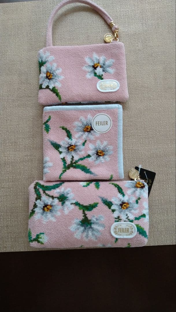 FEILER 新品ハンカチ　ポーチ 3点セット 楽天市場】ハンカチポーチ フェイラーの通販