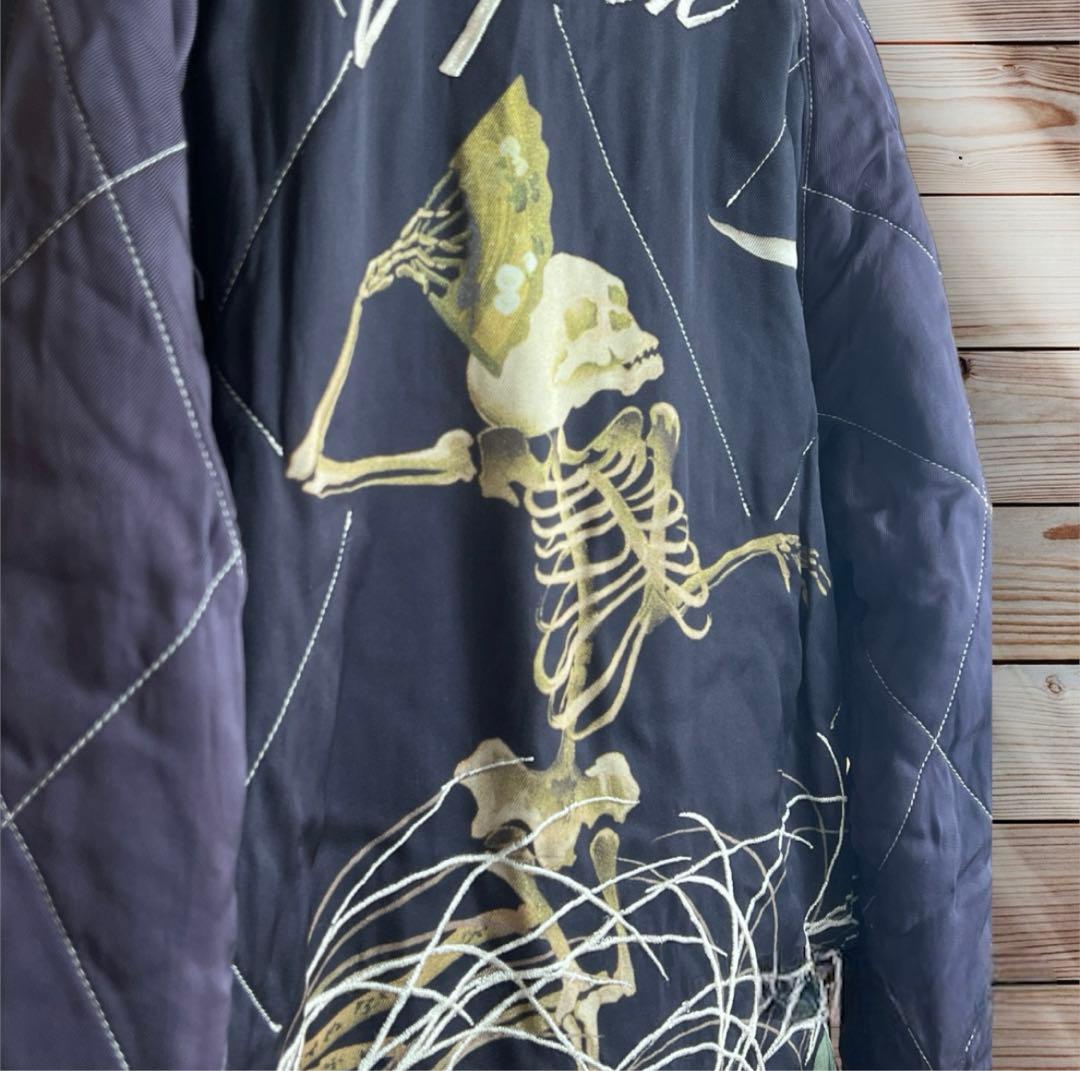 テーラー東洋 港商346rd BOMB SQ×SCULリバーシブルスカジャン - メルカリ