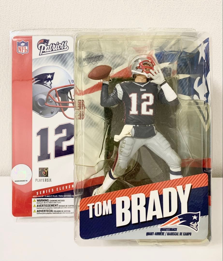 Mcfarlane マクファーレン NFL フィギュア トム・ブレイディ 希少】マクファーレントイズ NFL シリーズ トム・ブレイディ