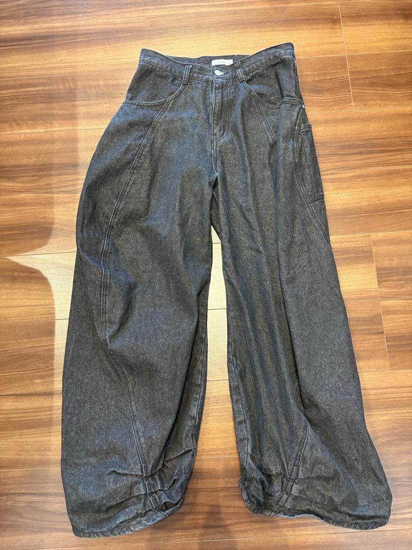 パンツ knuth marf/tuck design denim pants tuck design denim pants/gray | KNUTH MARF