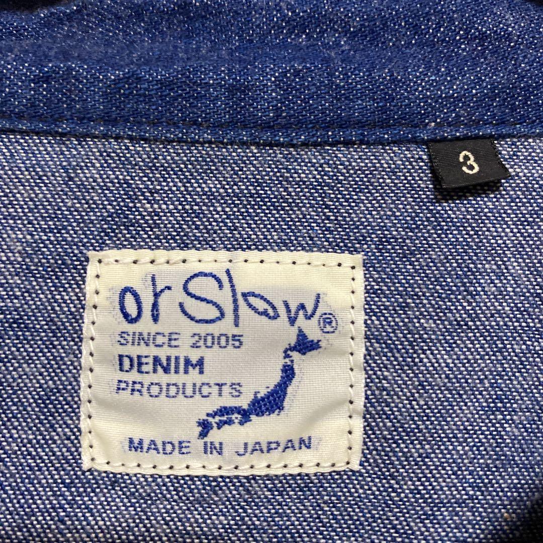 orslow ショップ デニムカンフージャケット チャイナ Kung Fu Jacket