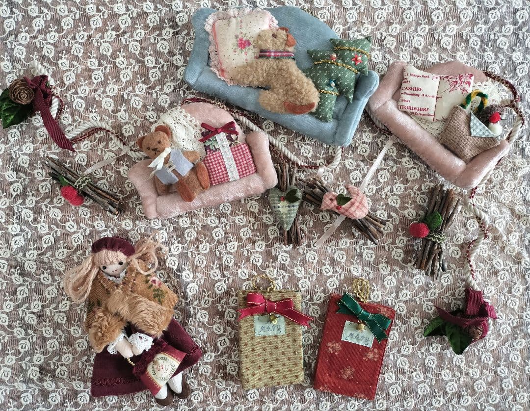 Manny　Xmasオーナメントとガーランド（布製） 楽天市場】ガーランド オーナメント クリスマス Xmas クリスマスツリー