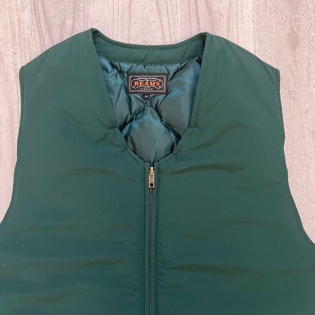 美品【ビームスプラス】ダウンベスト コーデュラナイロン - メルカリ