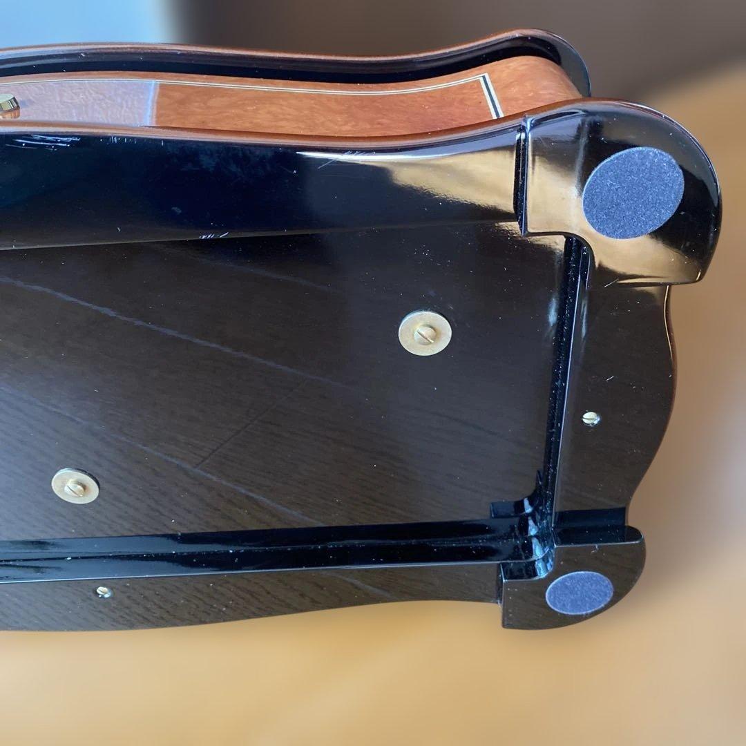 リュージュオルゴール カノン 144弁 ホワイトローズ スイス製 廃盤品