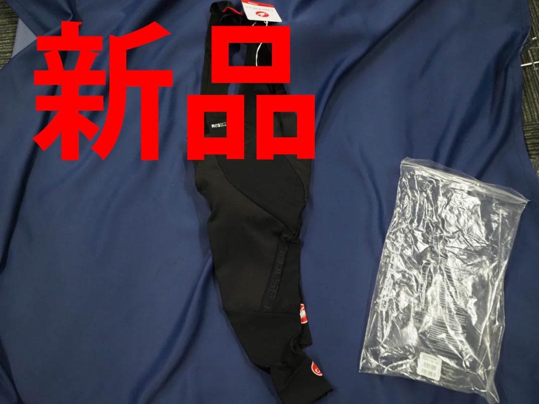 ￥27500新品 カステリ ロッソコルサ ビブ ROSSOCORSA XS JV450 カステリ CASTELLI ロッソコルサ ROSSO CORSA ビブタイツ 黒 S