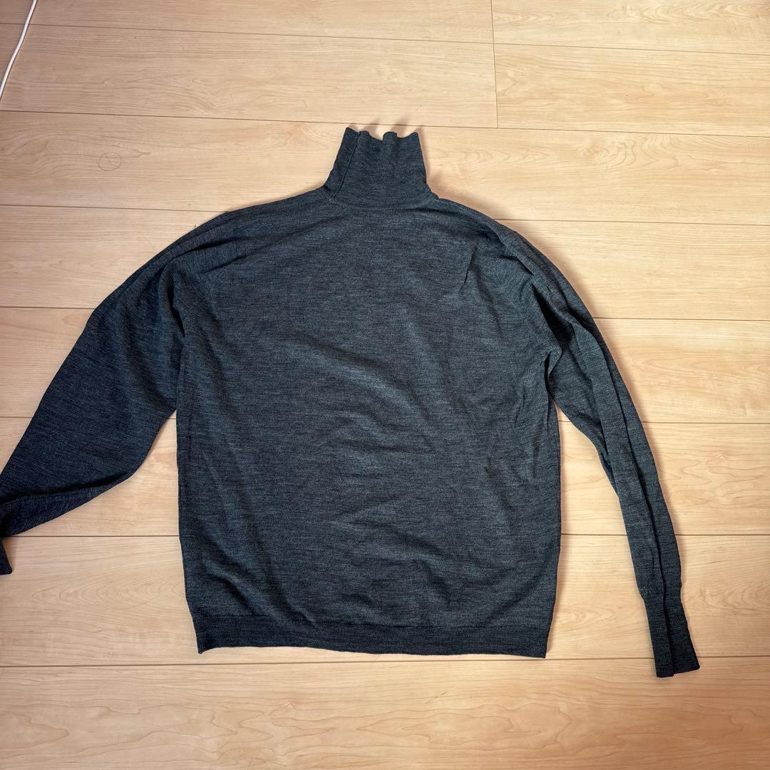 ジョンスメドレー　ダークグレー タートルネックニット 楽天市場】ジョンスメドレー JOHN SMEDLEY タートルネック ニット