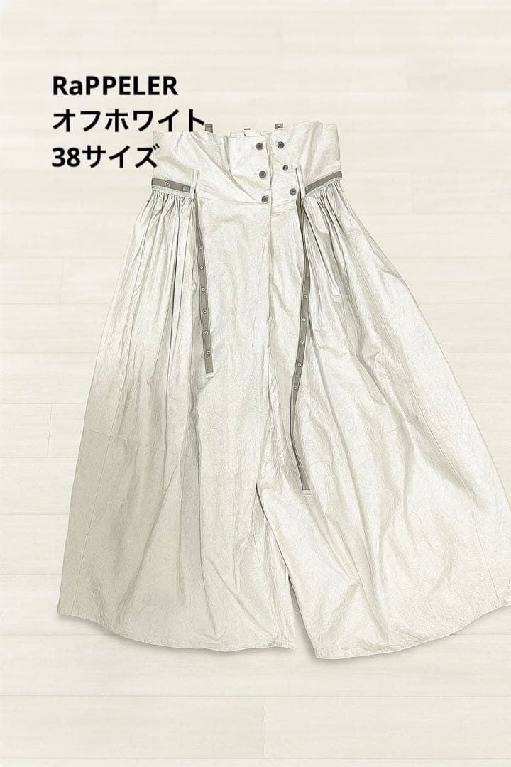 RaPPELER 25SS 2WAY バルーンタックサロペット レディース 38 セール】 ウール混タックサロペット（ブラック/ワンピース/サロペット