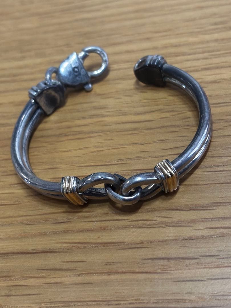 Tiffany シルバーゴールドチェーンリンクブレスレット Tiffany & Co ヴィンテージ ティファニー チェーン リンク