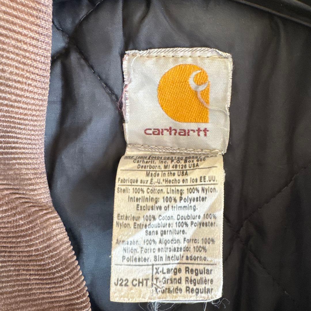 Carhartt 当時物トラディショナルジャケット J22 CHTチェスナット