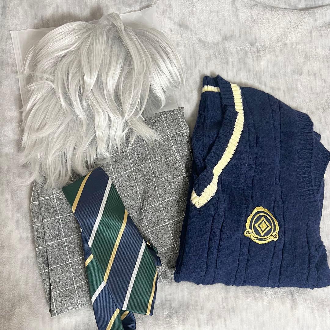 にじさんじ 叢雲カゲツ 制服 新衣装 コスプレ ウィッグ コスプレウィッグ バーチャルYouTuber Vtuber 叢雲カゲツ 制服