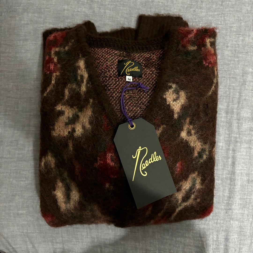 Needles モヘアカーディガン ローズ 22aw タグ付き - メルカリ