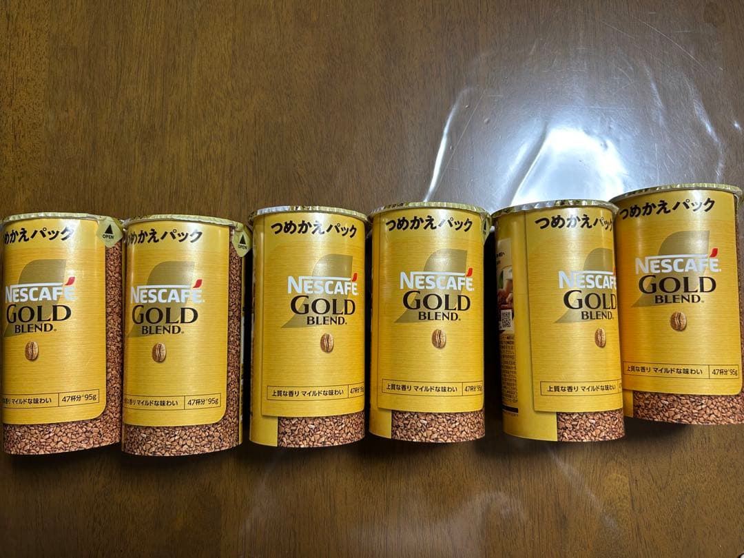 ネスカフェゴールドブレンド つめかえパック95mg 6個 新品未開封