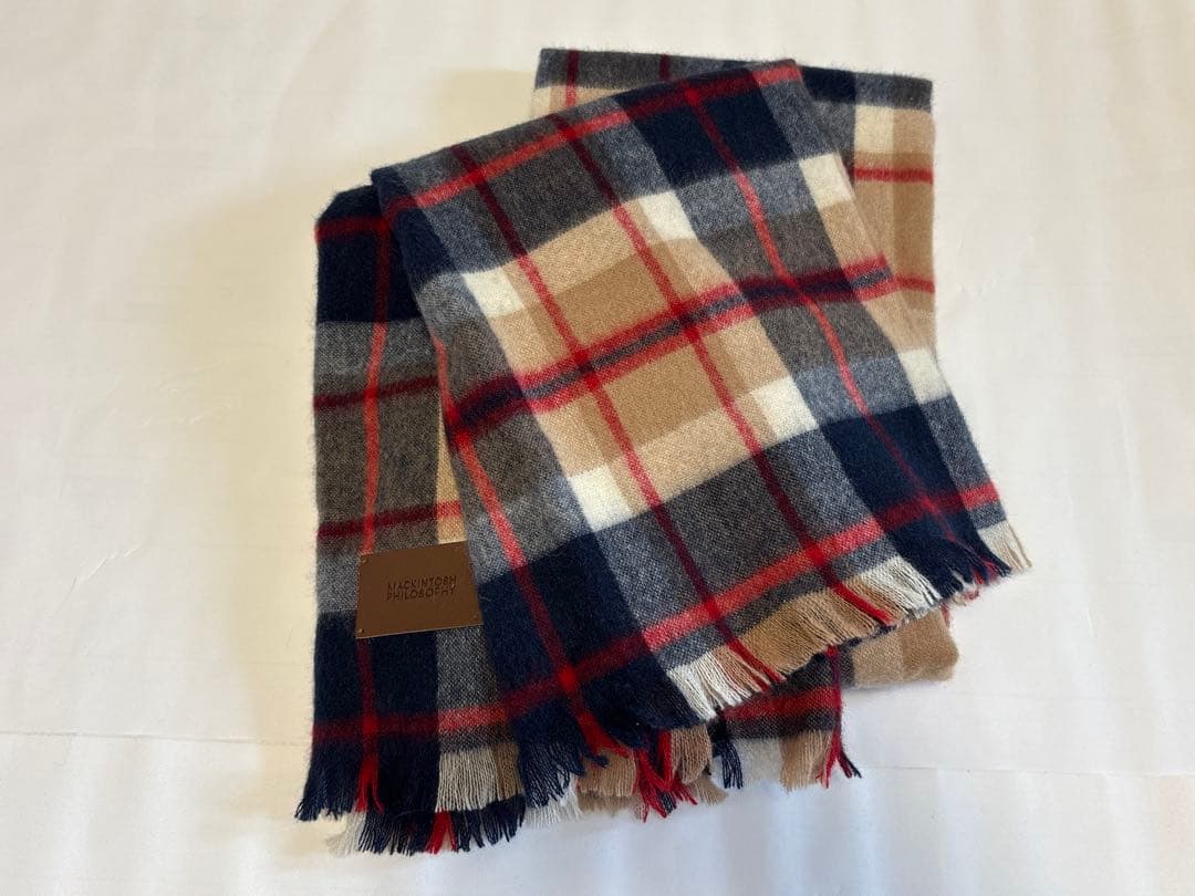 マフラー　チェック　マッキントッシュ　カシミヤ　レディース MACKINTOSH PHILOSOPHY（マッキントッシュフィロソフィー） マフラー