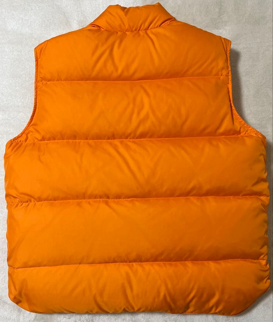 90s 人気のマンゴーオレンジ エルエルビーン ダウンベスト - メルカリ