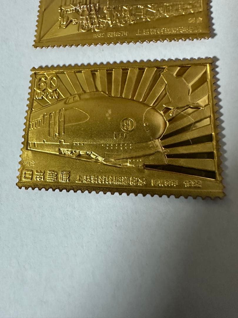 希少　松本徽章工業　純金刻印　純金/純銅　5.11g 純度保証　2枚セット