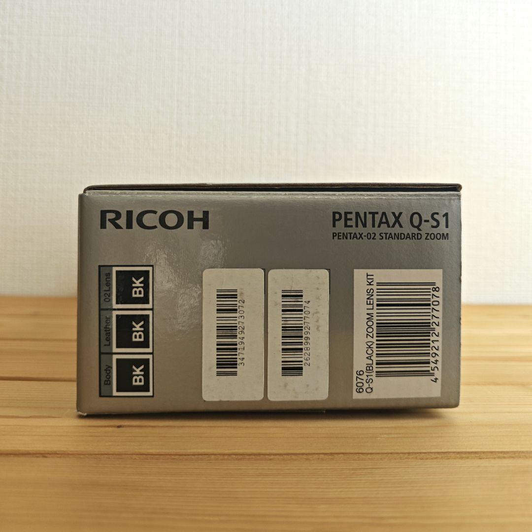 極美品】PENTAX Q-S1 BK レンズキット 箱付き完品 レンズガード付
