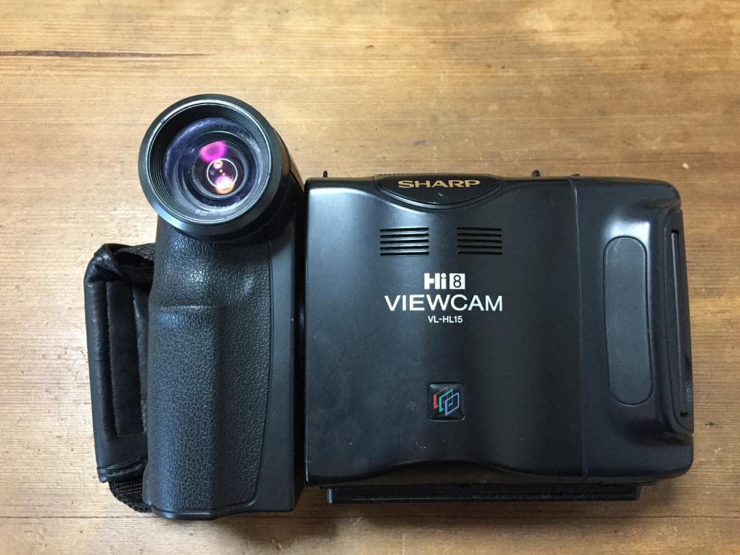 撮影再生ダビングOK 　SHARP　VL-HL15　付属品あり　Hi8　大画面