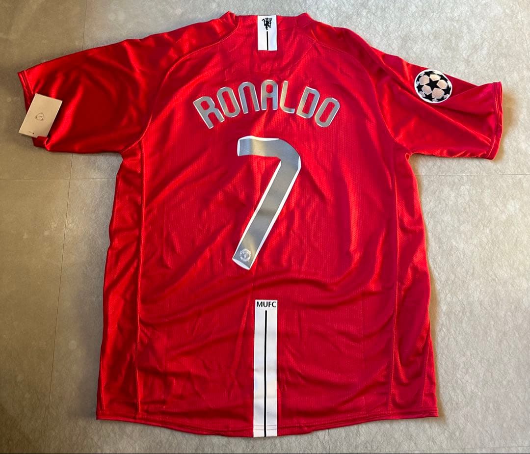 07-08 マンチェスター・ユナイテッド RONALDO 7 CL仕様 XL 07/08シーズン マンチェスター・ユナイテッド ホーム ロナウド 7番