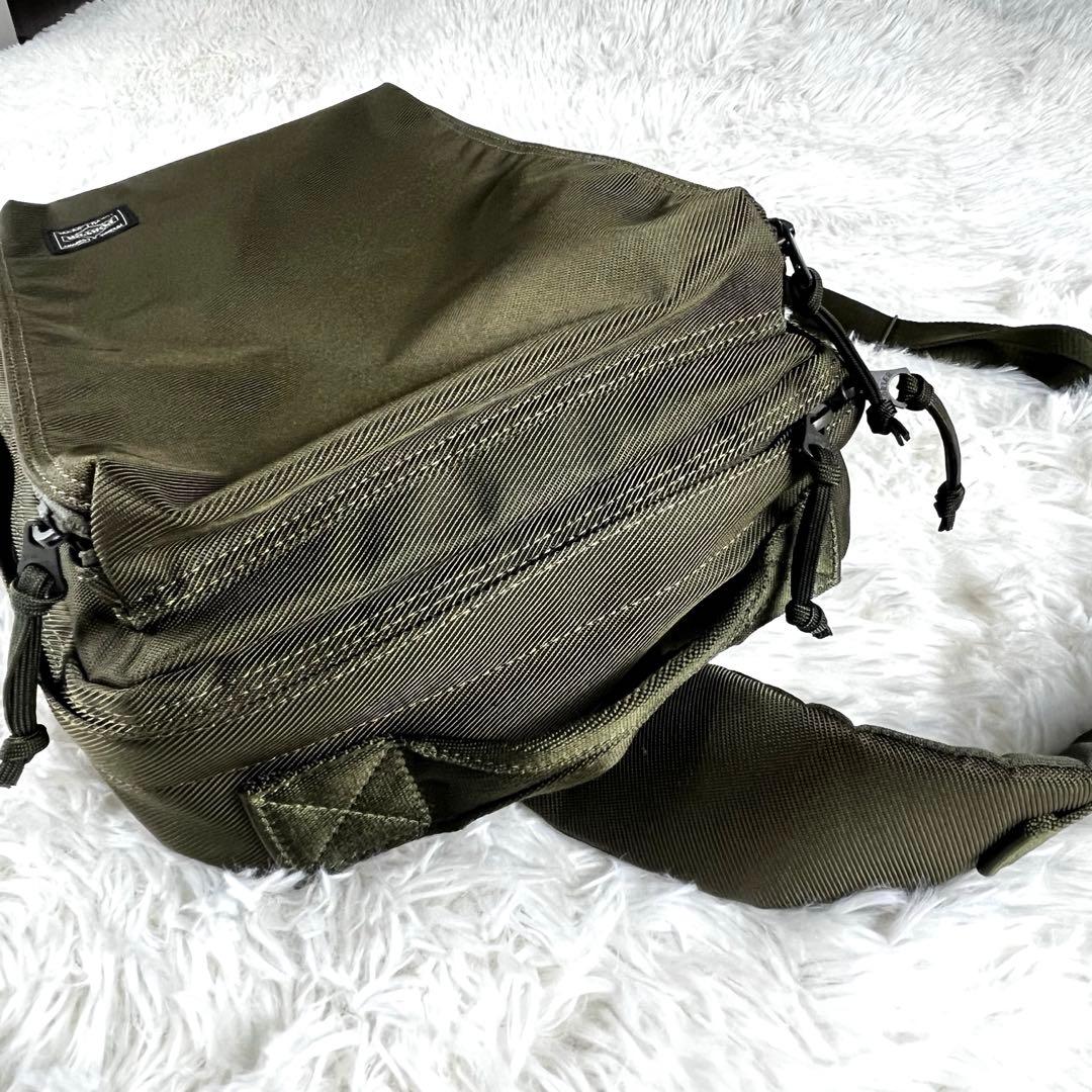 ✨極美品✨ PORTER UNIT スリングショルダーバッグ カーキ