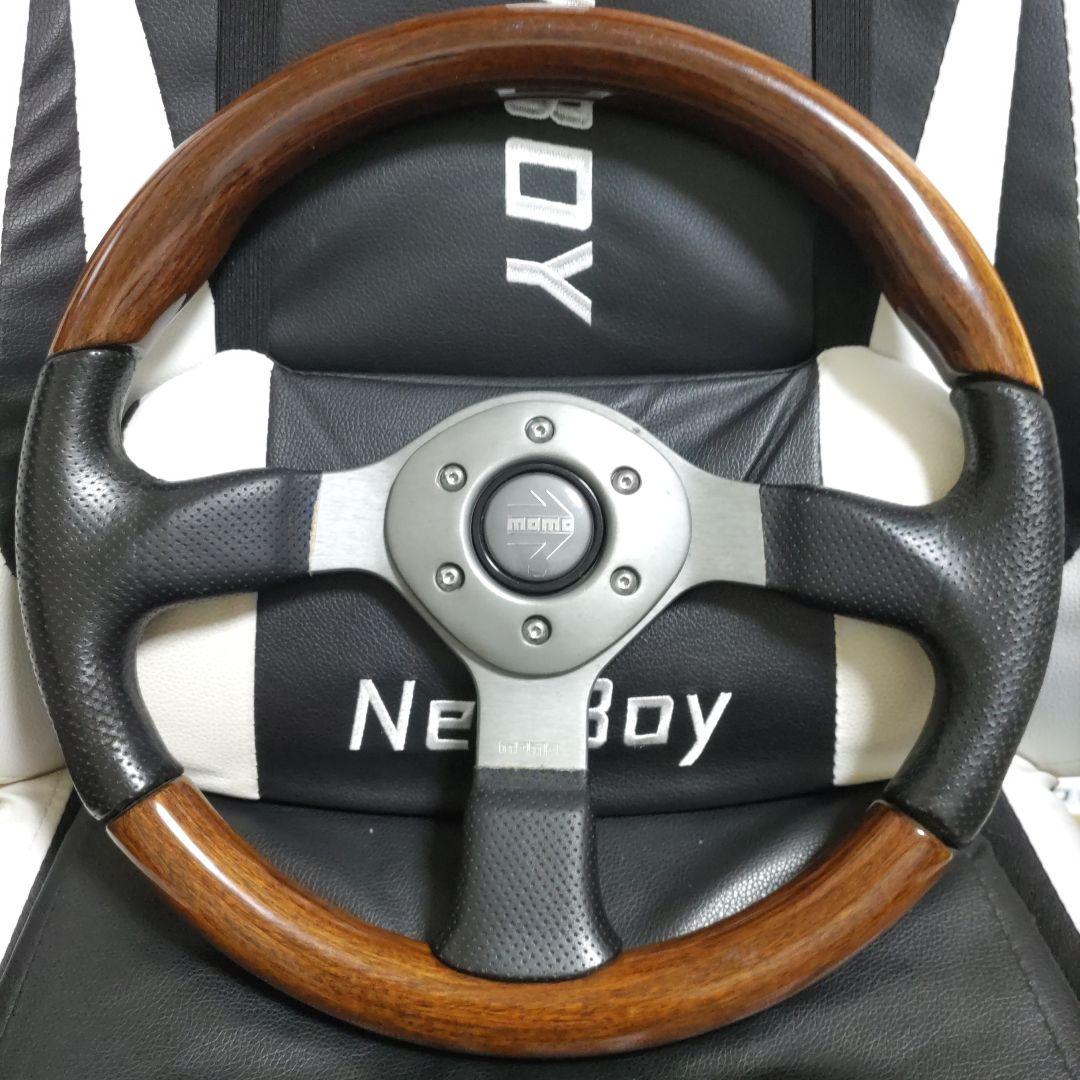 廃盤 モモ ファイター ウッド 35パイ MOMO FIGHTER - メルカリ