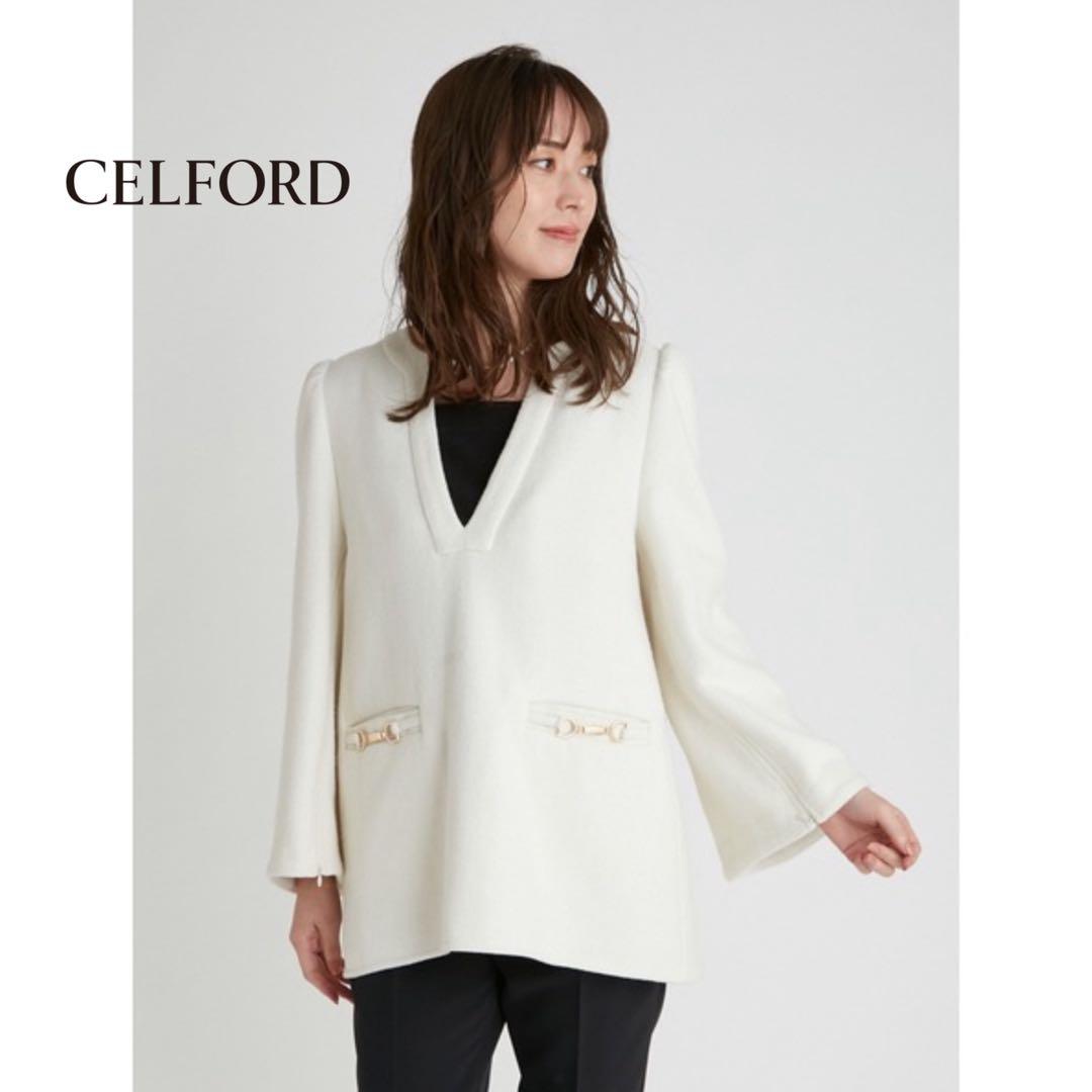 LOOKBOOK掲載【セルフォード】ビットデザイントップス【ホワイト】滝沢