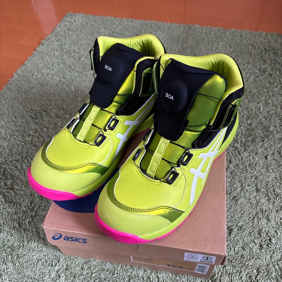 ASICS WINJOB CP304 BOA 25.5cm ネオンライム