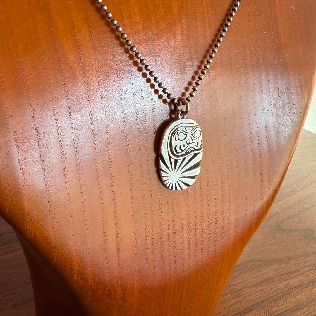 シルバー925無垢【新品】【矜持】達磨 旭日旗ペンダントsilver925本物