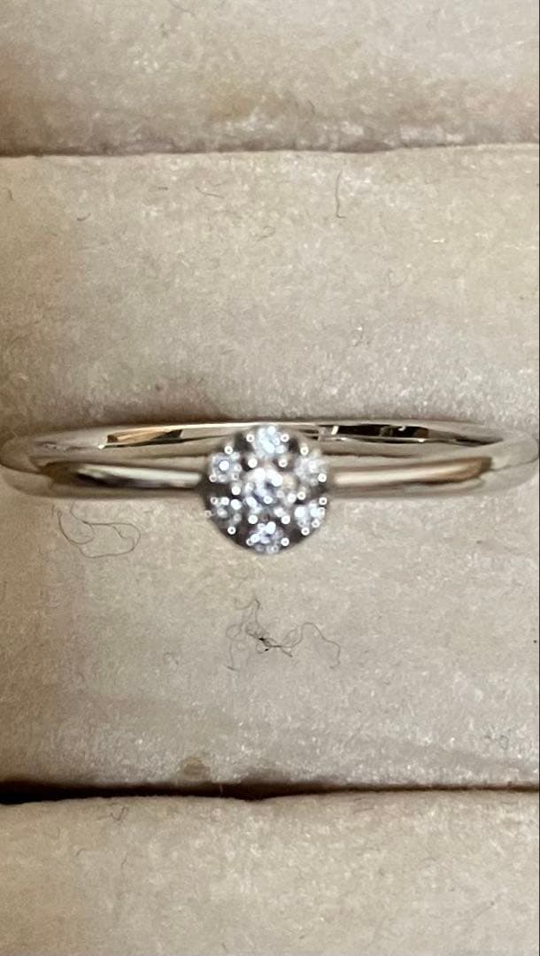 K10 canal4℃ダイヤモンドリング　11号 カナルヨンドシー Canal4℃ K10ピンクゴールドダイヤモンドリング