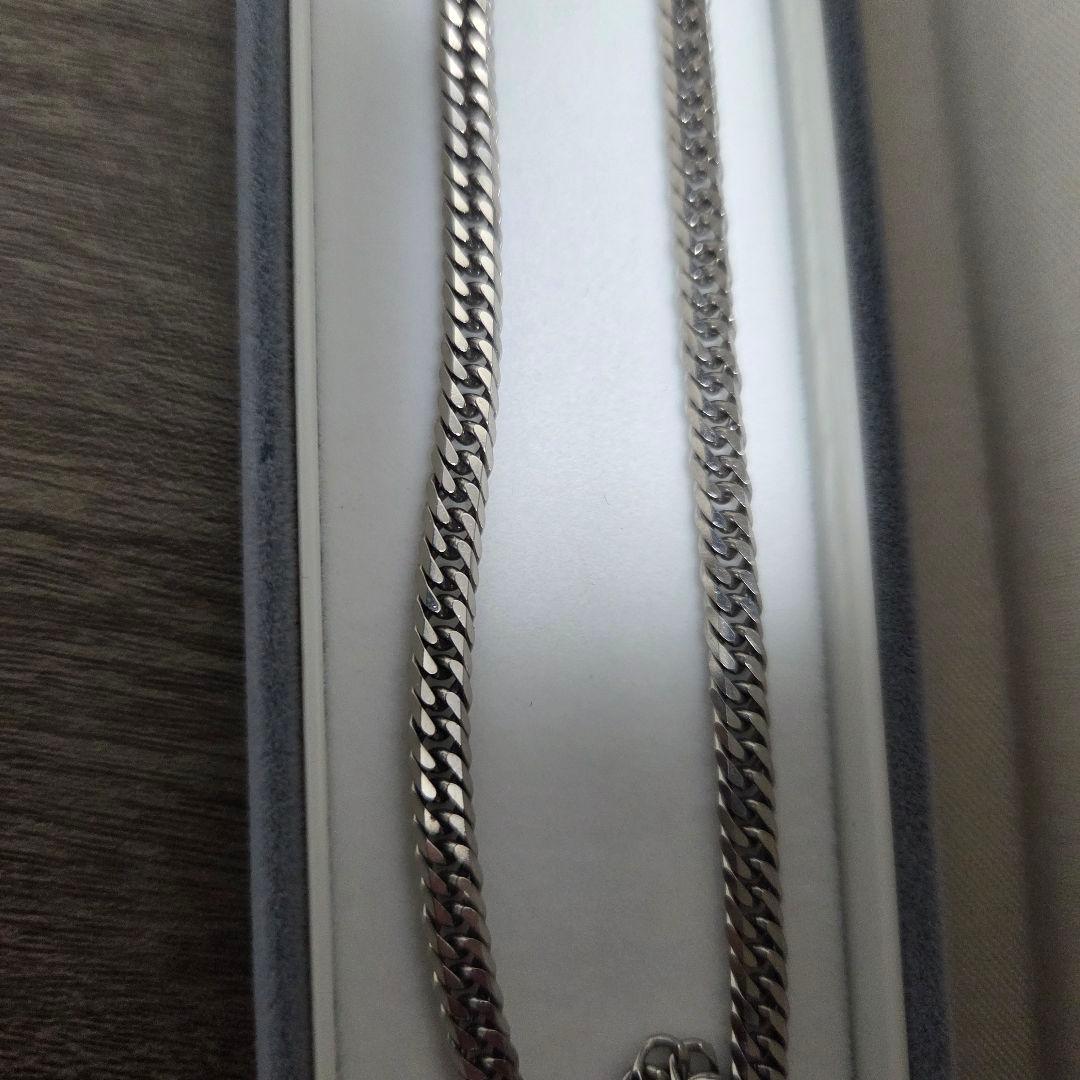 喜平ネックレス Pt850 30.6g 6面W 50cm