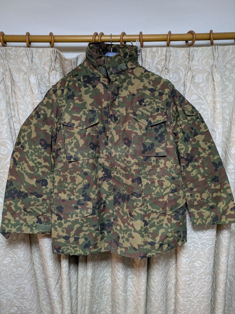陸上自衛隊　M65フィールドジャケット　2型迷彩秋冬茶系　戦闘外被　防寒 陸上自衛隊 2型迷彩（秋冬茶系）戦闘外被代用 M65型フィールドジャケット