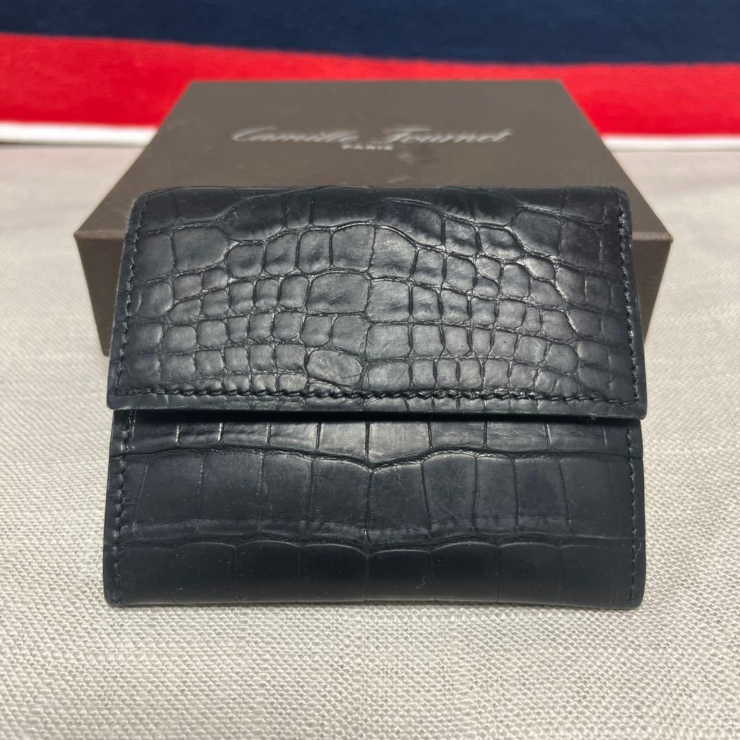 カミーユフォルネ　総クロコダイル　黒　ケース 必ず見られる社長財布は“黒のクロコ”で決まり！｜ファッション｜SUPER