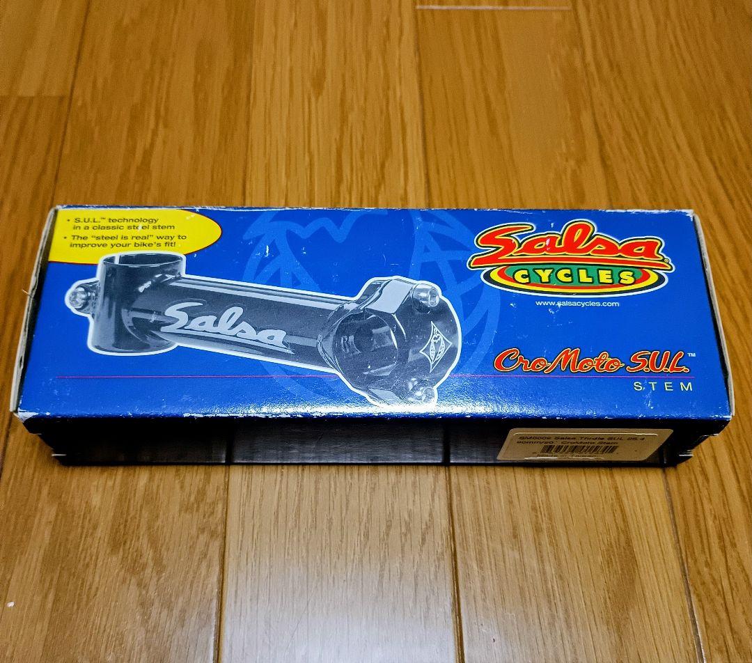 Salsa ビンテージ クロモリステム（90㎜、90度）箱付き ※匿名配送