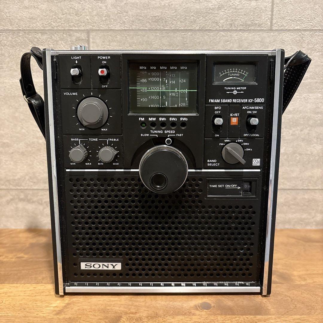 【ジャンク品】SONY ICF-5800 スカイセンサー5800 Amazon | SONY ソニー ICF-5800 スカイセンサー 5バンドマルチバンド