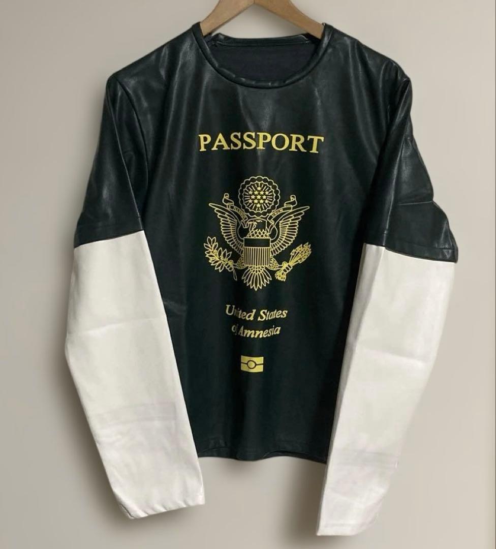 MOWALOLA モワローラ フェイクレザーロングTシャツ　Mサイズ MOWALOLA Tシャツ - NUBIAN