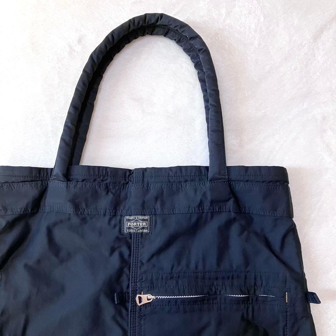 samurai55様専用 ポーター マイル 縦型トートバッグ ナイロン 洗い加工