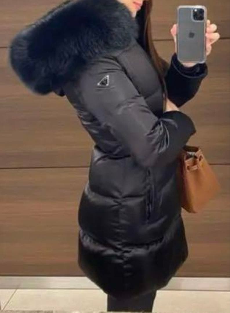 PRADAダウン 29E117 ブラック/サイズ40 - メルカリ