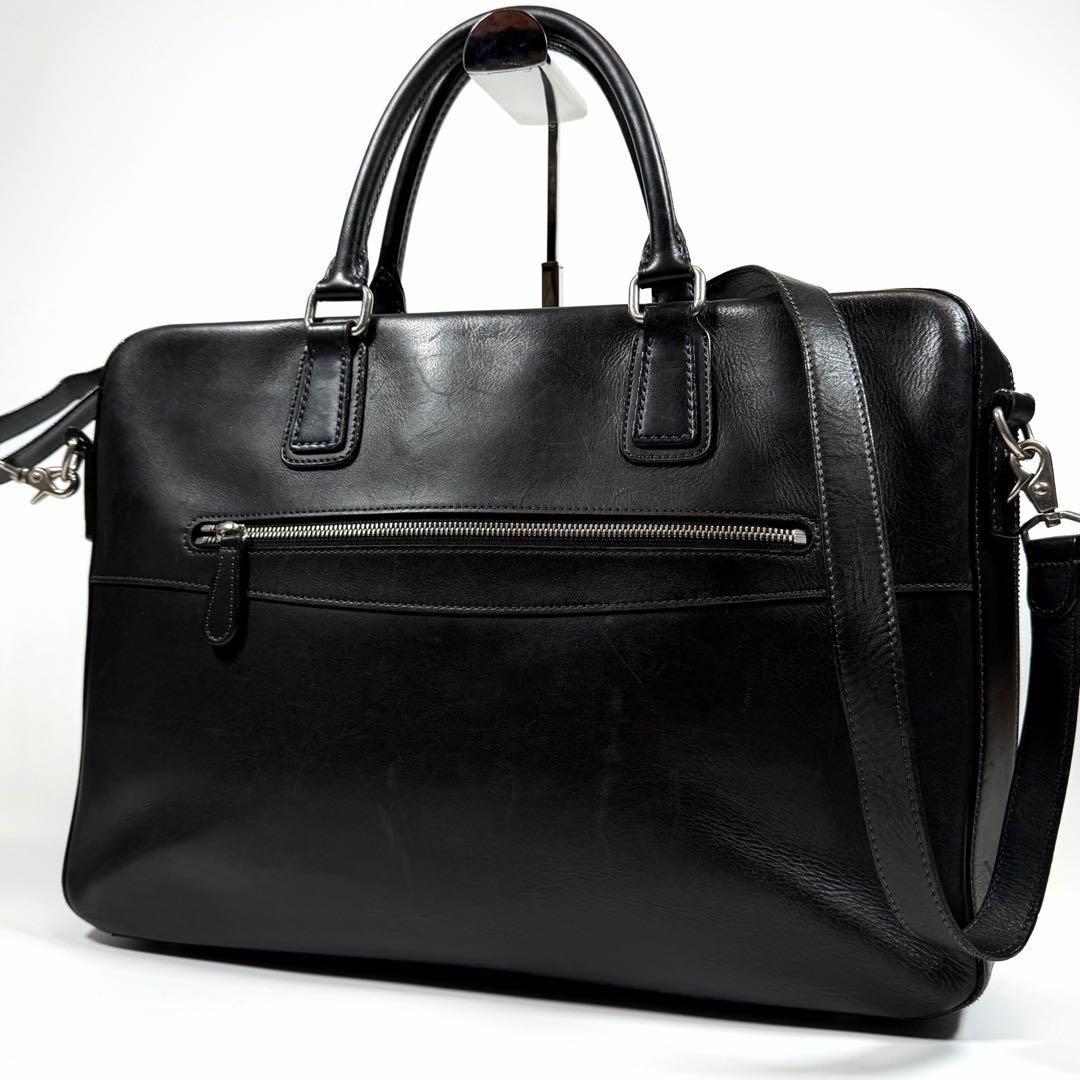 【美品】ソメスサドル　ビジネスバッグ　2way イノベーション　レザー　黒色 美品】ソメスサドル ビジネスバッグ 2way イノベーション レザー 黒色
