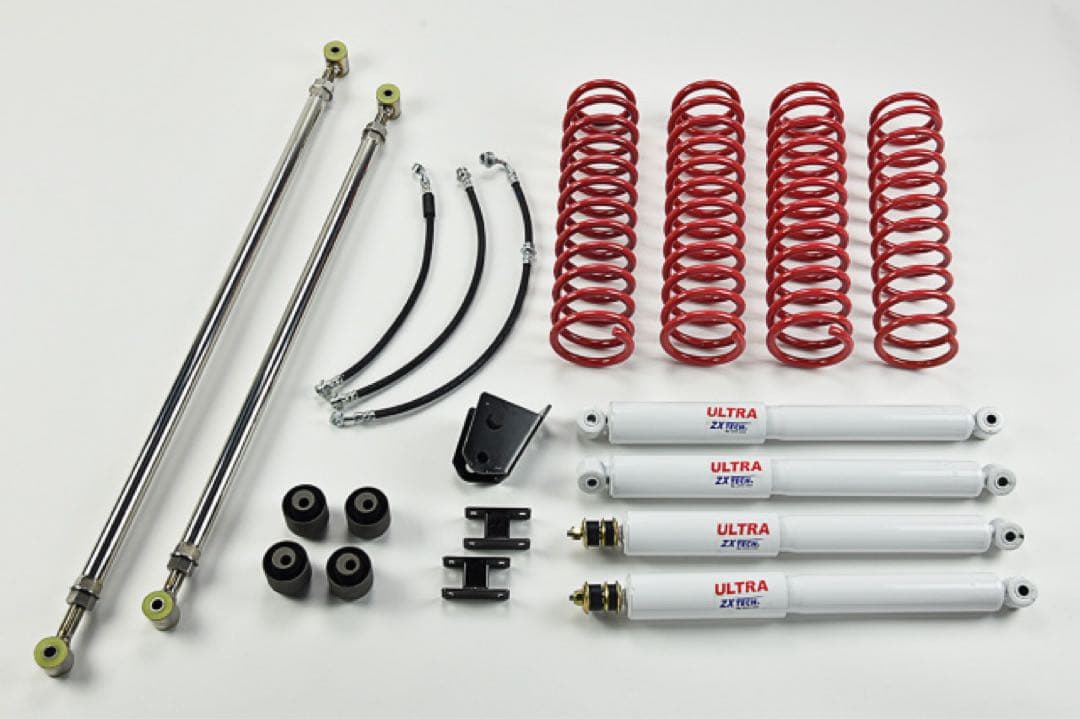 ハードギア製　ジムニーJB23用 80mmリフトアップキット ジムニーJB23用リフトアップサスキット PISTONワークススプリング