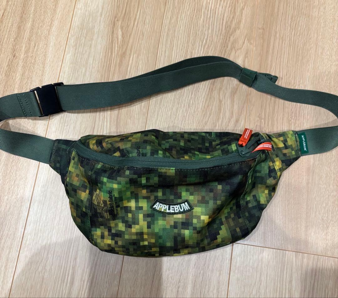 APPLEBUM raidback fabric ウエストバッグ APPLEBUM× raidback fabric ( アップルバム ) PIXEL CAMO WAIST BAG