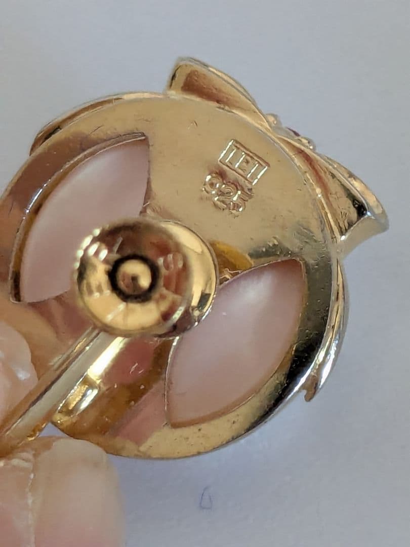 マベパール 3点 イヤリング ネックレス ブローチ SILVER ゴールド