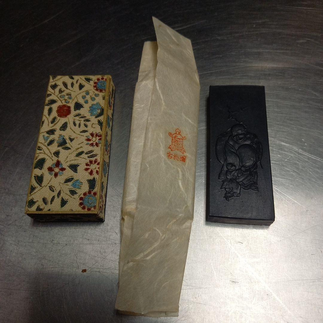 古梅園　大哉布袋　青墨　高級墨！ 古梅園]薄青系:大哉布袋 3.0丁 | マルニ額縁画材店