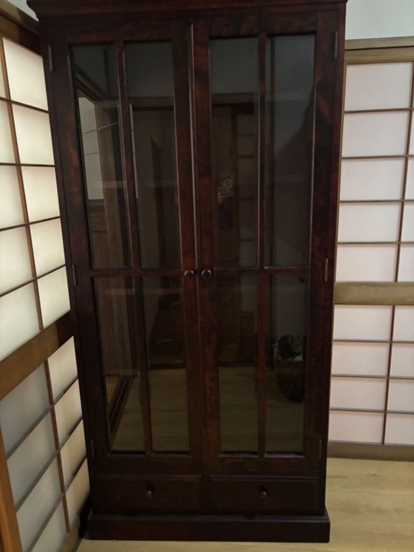 北海道家具 L幅80cm】シェルフ オープンタイプ 日本製 大川家具 幅80 / ノワール