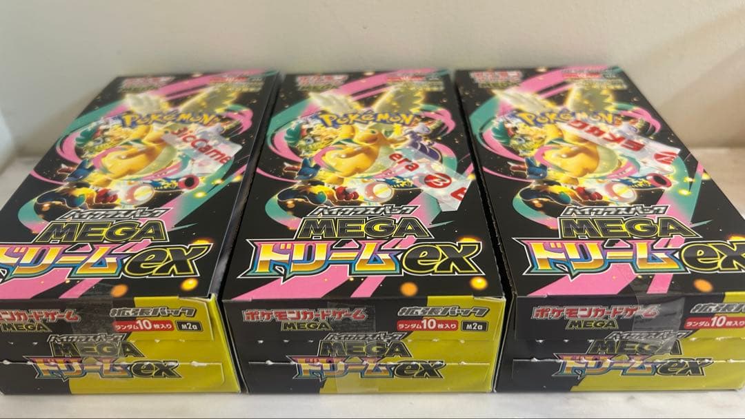 MEGA ドリームEX トレーディングカード 3box ポケモンカードゲーム MEGA(メガ) ドリームex 新品未開封 3box｜Yahoo