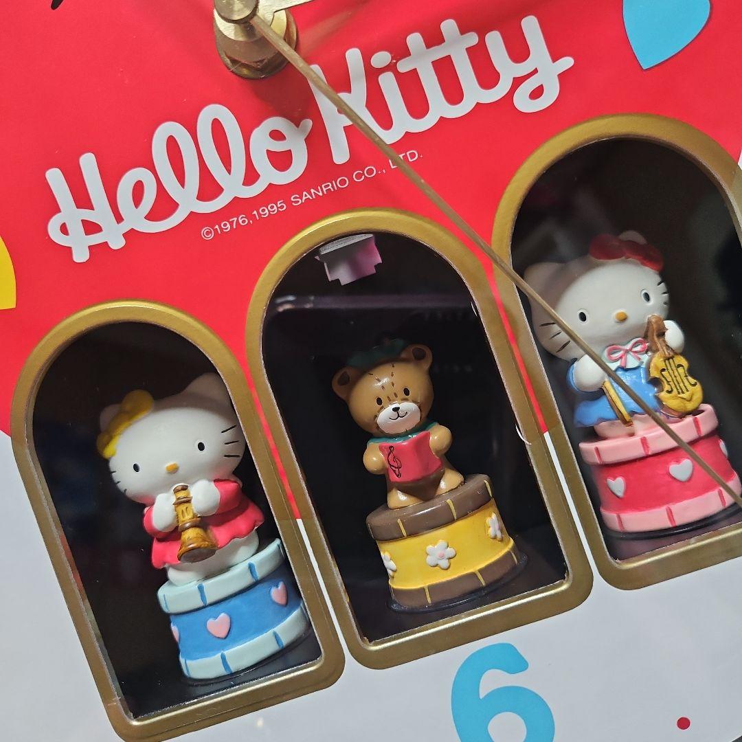 エコメルカリ便発送】 当時物 レトロ ハローキティ からくり時計